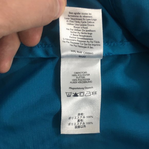 Eddie Bauer Womens S Teal Packable 100% Polyester Full Zip Lightweight Hoodie - Picture 9 of 10